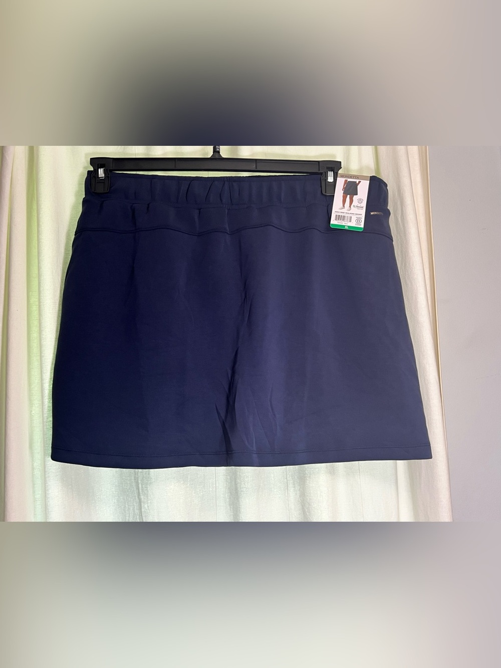 Mondetta Navy Athletic Skort with Elastic Waistband
